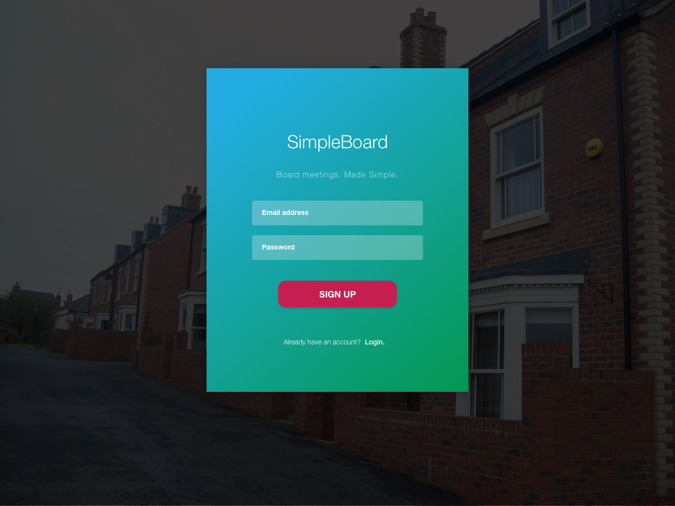 Platform Housing Group SimpleBoard app